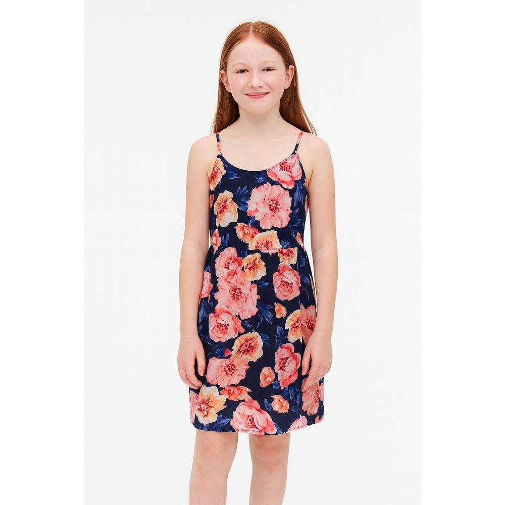 Excellent Old Navy Girls Floral Sleeveless Spaghetti Strap Sundress Size 12